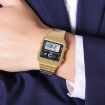 SKMEI 2450 Men's Gold Waterproof Multifunctional Square Watch - 2