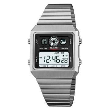 SKMEI 2450 Men Business Square Waterproof Multifunctional Watch - 1