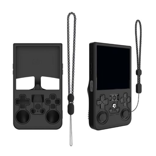 R36 MAX Handheld Console Dustproof Silicone Cover (Black) - 1