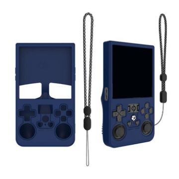 R36 MAX Game Console Blue Dustproof Silicone Protective Cover - 1