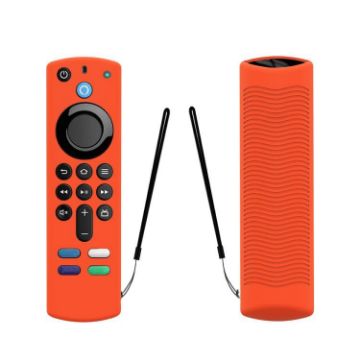 Orange Silicone Cover for Amazon ALEXA Voice Remote 3rd Gen - 1