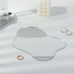 22x17cm Irregular Acrylic Mirror Tray for Jewelry Photography - 1