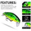 PROBEROS DW623 Minnow Lure Freshwater Bass Bait, Style: A (5.5cm/8g) - 6
