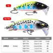 PROBEROS DW623 Bass Lure, Style B - 7.5cm/19g Minnow Imitation Bait - 3