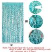 Yellow Wave Foil Fringe Curtain 2Packs 1x2m Party Decoration Props - 3