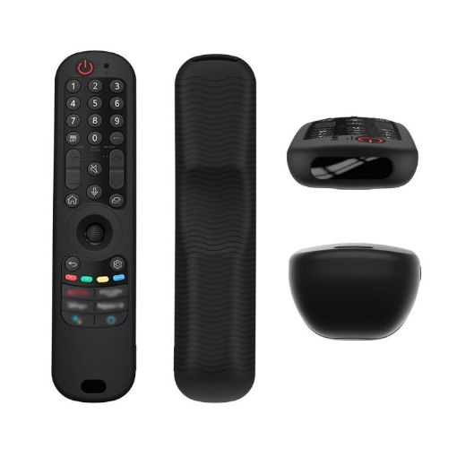 Black Silicone Cover for LG AN-MR21/22/23/24 Remote Control - 1