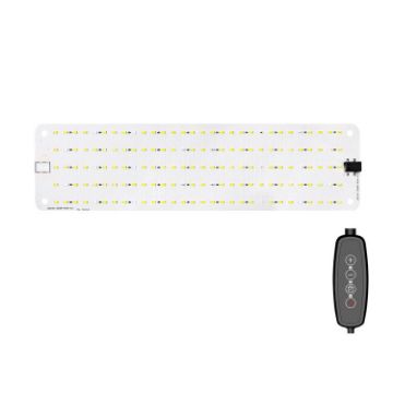12V LED Panel Plant Growth Light, Sunlight-Like, Single Head UK Plug - 1