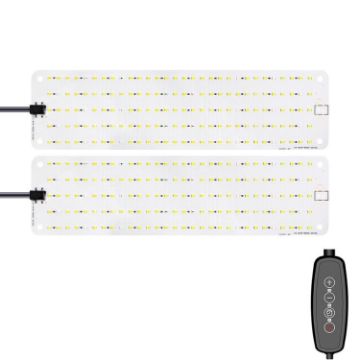 Two Head 12V LED Plant Growth Light, Sunlight-Like, UK Plug - 1
