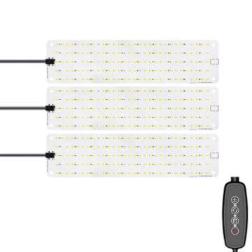 Three Head 12V Sunlight-Like LED Panel Plant Growth Light (AU Plug) - 1