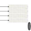 LED Plant Growth Light, 12V Sunlight-Like, Four Head, US Plug - 1