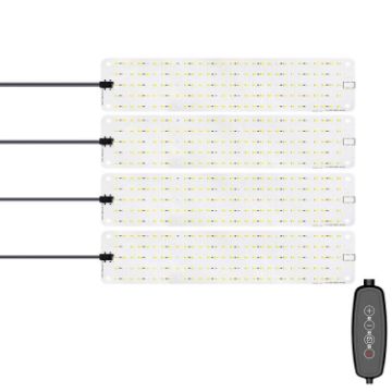 12V LED Plant Growth Light, Sunlight-Like, Four Head, AU Plug - 1