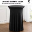 Premium Business Cocktail Bar Stretch Table Cover, 70x110cm - 4