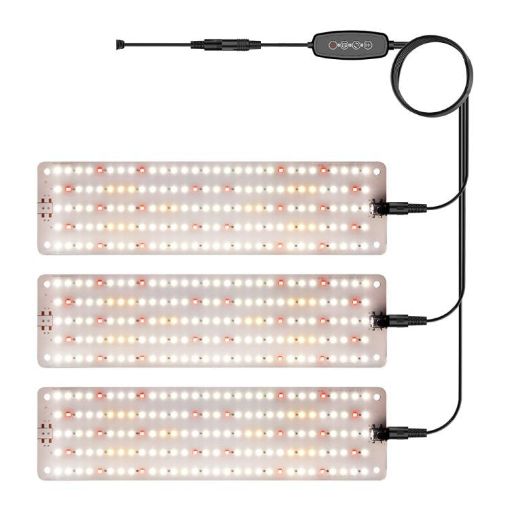 Three-Head LED Quantum Board Plant Growth Lamp (EU Plug) - 1