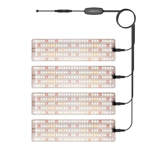 LED Quantum Board Indoor Plant Lamp, Four Heads, UK Plug - 1