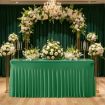 Green Spandex Table Skirt 122x60x76cm for Weddings & Parties - 5