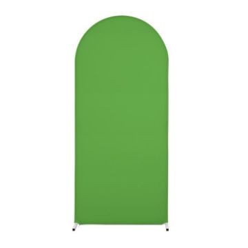 Green Arch Fabric Cover 120x50cm U Shape Stretch for Events - 1