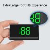 Car HUD GPS Speedometer Display - MPH (White) - 5