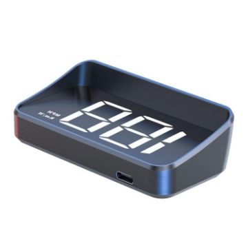 M2 Universal Cars HUD GPS Speedometer KM/H (White) - 1