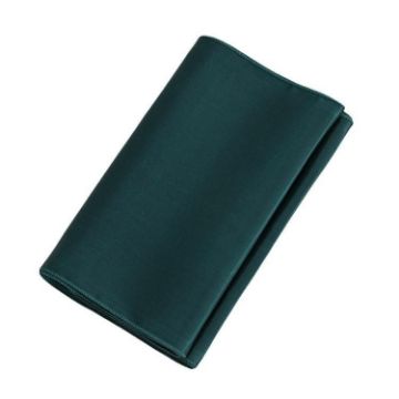 Dark Green Satin Tablecloth 150x150cm for Hotel, Banquet, Wedding - 1