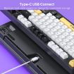 iMICE GK-500 Black Type-C Wired Mechanical Gaming Keyboard - 4