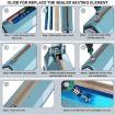 5pcs Pack Impulse Sealer Parts Heat Seal Strips Replacement 200mm - 5