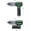 SUITU ST-6670 Cordless Foldable Car Vacuum Cleaner (Dark Green) - 3