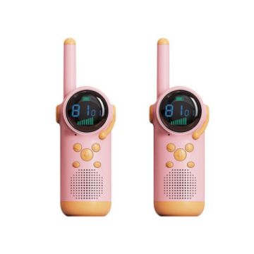 D22 Pink Wireless Walkie Talkie Toys for Kids and Parents - 1