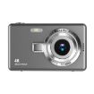 Q12 4K HD Digital Camera Mini CCD Portable Photo Card (Gray) - 1