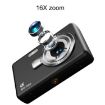 Q12 4K HD Digital Camera Mini CCD Portable Photo Card (Gray) - 4