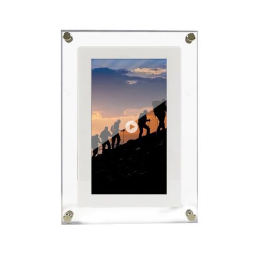 10.1" Acrylic Digital Photo Frame & Music Player (EU Plug) - 1
