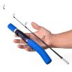 LEO 28307 58cm Blue Curved Handle Flat Tip Ice Fishing Rod - 3