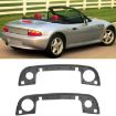 BMW E34 5-Series Door Handle Gasket Seal 51218122441 2pc Set - 6