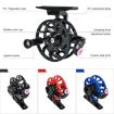 LEO 28339 Black Ice Fishing Raft Reel With Guide Ring - 3