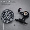 LEO 28339 Black Ice Fishing Raft Reel With Guide Ring - 4