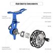 LEO 28348 Aluminum Ice Fishing Reel - Left-Handed Winter Reel - 3
