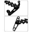 Universal Aluminum Alloy Fishbone License Plate Frame Red CPJ-006 - 4