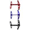 Universal Aluminum Alloy Fishbone License Plate Frame Blue - 2