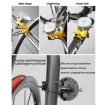 Bicycle Rim Adjustment Tool BT110A Yellow with Dial - 5