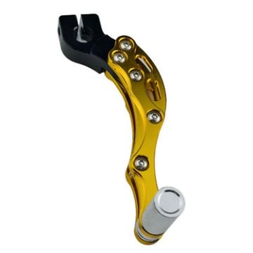 Universal CNC Aluminum Alloy Motorcycle Shift Lever (Gold) - 1