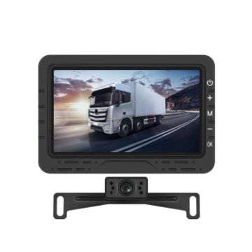 4.3" Digital Wireless HD Reversing Display with License Plate Holder - 1