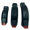 5.5" Carbon Fiber Scooter Rear Mudguard & Brake Light Fender - 5