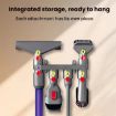 Dyson V11 Vacuum Wall Mount Rack, Holds 10 Attachments - 4