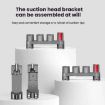 Dyson V12 Vacuum Wall Mount Rack Holds 10 Attachments - 3