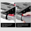 Dyson V12 Vacuum Wall Mount Rack Holds 10 Attachments - 5