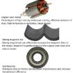 12V 775 All Copper Motor Dual Shaft Belt Sander/Polisher 5000RPM - 6