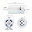 795 Dual Ball 12V 5000RPM High Torque DC Motor for Juicer Pump - 3
