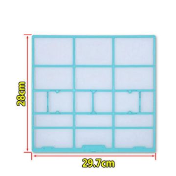 Filter Mesh for Midea AC 29.7x28cm, Fits 1-2 HP Wall-Mount Units - 1