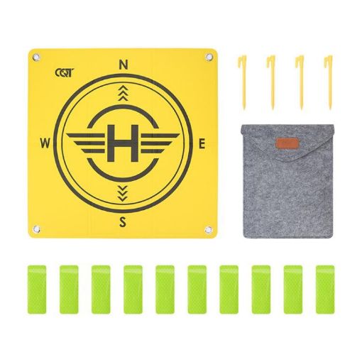 CQT 55cm Dual-Sided Waterproof Drone Landing Pad with Pegs - 1