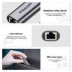 QGeeM USB-A to RJ45 Gigabit Ethernet Adapter - 15cm Cable - 4