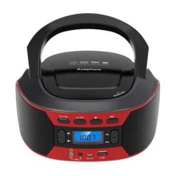 Kuephom W17 CD Music Walkman FM Bluetooth Player EU Plug - 1